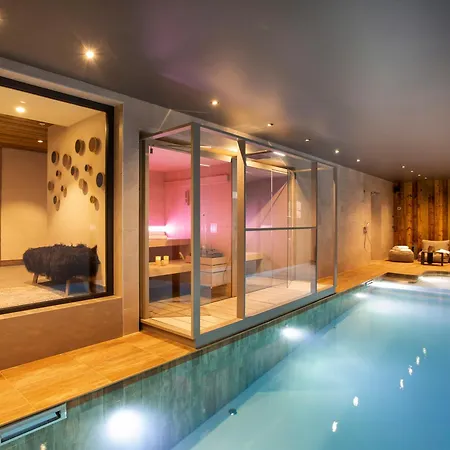 5* Pour 12 Avec Piscine, Spa, Sauna Et Hammam A - Fr-1-304-307 Horská chata La Clusaz